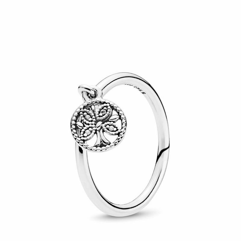 Pandora Australia Tree of Life Stackable Ring - Sterling Silver | GLUXVC428